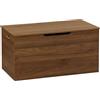 sweeek - Cassapanca Finestra di legno di noce, decorazione