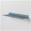 Steelnovo | Ortis, Mensola da Bagno in Metallo Verniciato, Mensola da Parete Portaoggetti, 40x3x14 cm, Colore Azzurro, Design Moderno e Minimal, Scaffale da Muro, Porta Accessori, Made in Italy