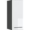 Vicco Pensile da cucina Fame-Line, Bianco lucido, 30 cm | Frontale in MDF · Chiusura ammortizzata · 2 Ripiani · Maniglie in metallo · ✓ Spazio pratico