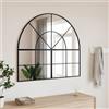 Generico Specchio da Parete Nero 100x90 cm Arco in Ferro,Nero,14.45kg,3200611