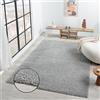 Vimoda Primo Shaggy Tappeto Grigio Pelo lungo Tappeti Moderni per Soggiorno Camera Letto in Bianco e Nero, Dimensioni: 120x170 CM