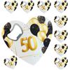 Regalami.Shop Set di 10 stappabottiglie per bomboniera 15° 18° 20° 25° 30° 40° 50° 70° 80° utili ed Originali Anche per Feste, Party, segnaposto, Regalo (50)