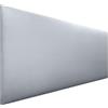 DHOME Testiera Imbottita Liscia in Similpelle Altezza 70CM Spessore 4cm e 8cm per Parete Acustica Testate Letto Pannello Fonoassorbente Camera da Letto (Similpelle Argento, 160cm, Spessore 4cm)