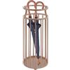 Duoruameng Portaombrelli in metallo, moderno portaombrelli, organizer per ombrelli, 58 x 22 x 22 cm (oro rosa)