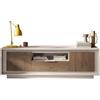 Web Convenienza Base TV con 2 Ante e 1 Cassetto Made in Italy - Credenza Contenitore Collezione Sky per Soggiorno Cucina Ingresso Sala da Pranzo Mobile Design moderno - Cashmere/mercure