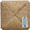 EGC Ricambio Seduta in Paglia per Sedie Cucina e Sala da Pranzo in Legno 37x37 cm con Angoli per Rinnovare Sedute Vecchie e Usurate - Facile da Montare, Resistente e Durevole - Modello 998 (6 Unità)