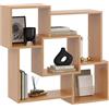 KUBUTKU Mensola da parete 91 x 98 x 18 cm, design Mordern per soggiorno, camera da letto, ufficio e cucina (ontano)