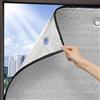 XCKJYDCDB Pellicola riflettente per finestra da tetto, isolamento termico, protezione solare, pellicola isolante per finestre, con ventosa oscurante (60 x 160 cm)