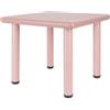 BIECO Tavolo per Bambini Grande Dreamy Rose 62x62x52 cm | Tavolino | Tavolo da Giardino in Plastica | Mobili da Giardino Esterno