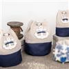 Doni Bomboniere Prima 12PZ Sacchettino Tema Mare A Forma Comunione Santa Cresima Primo Compleanno Feste Matrimonio Anniversario di Zainetto con Applicazione Ancora Idee Regalo Complete Originali
