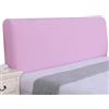 TFBH Fodera per Testiera per Letto Copritestata Letto Matrimoniale Singolo Copriletto Curvo A Forma Speciale Copertura dello Schienale del Comodino Decorazione Camera da Letto,Purple-Length:170-180CM