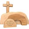 Generic Scena Di Pasqua Della Tomba Vuota - Kit Di Vassoio In Legno Fatto A Mano Rappresentante La Resurrezione, Decorazione Religiosa Artigianale per Casa E Chiesa, Segno Spirituale Cristiano Ispirante | Set
