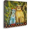 Giallobus - Quadro - Cindy Revell - Frida AMA Diego - Tela Canvas Telaio Premium Alto Spessore - 100x100 - Pronto da Appendere - Quadri Moderni per la casa