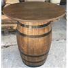 Agorà Botti Botte Tavolo per Pub Bar Taverne Enoteche, Colore Noce etnico, 85 cm Altezza, Ripiano 80 cm Diametro