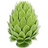SICILIA BEDDA CAPACI Carciofo in Pregiata Ceramica Realizzato a Mano, h 30 cm ca. (1Unità) Varie opzioni Colore - Verde
