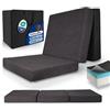 Beautissu Premium L Materasso pieghevole 80x200 cm Letto per gli ospiti incl. Borsa - spessore extra 14 cm Materasso schiuma viscoelastica - elevato comfort lavabile Materasso - Antracite