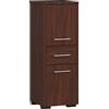 AKORD | Mobile da Bagno FIN 85 | 30x85x30 cm, peso 25 kg | 2 Ante e 1 Cassetto | Moderna Mobiletto | Armadio a muro | Armadietto chiuso in piedi | Adatto Anche come Pensile | Wengé