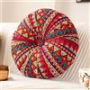 boiszeda Cuscino Retro Indiano in Filo di Cotone 2026 Fiore Americano Moneta Morbido Respirante Cuscino Yoga Meditazione