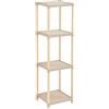 Fact Importados Generico Scaffale 4 ripiani 25x100x26 cm in polipropilene