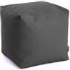 Avalon - Pouf Poggiapiedi CUBO Jazz, Puff Poggiapiedi Divano quadrato, Pouffe Imbottito in Similpelle Resistente e Antistrappo, Comodo e Impermeabile, Made in Italy(50cm-Grigio scuro)