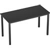AuraCraft Tavolo per computer scrivania pc tavolo da ufficio scrivania per bambini scrivania da gaming piccola scrivania per il lavoro da casa (Nero, 120X60CM)