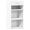 vidaXL Credenza Bianca 45x42,5x93 cm in Legno Multistrato