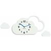 FLEXISTYLE Orologio da Parete Moderno Ultra Silenzioso Nuvole per Bambini, Acrilico, Made in EU