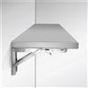 Generic Tavolo pieghevole mobile a parete, tavolo da workstation, tavolo sospeso per lo spazio, sala da studio, camera da letto, bagno o balcone(argento,60 * 40cm)