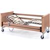 TERMIGEA Letto Elettrico da Degenza per Anziani, Malati e Disabili, 80 x 190, in Legno con Movimento Trendeleburg, Motore Combinato Piano-Rete