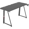 ZStyle Tavolo scrivania da Gaming Desk Postazione Computer Carbonio porta Cuffie Portabicchiere Laptop da Gioco Scrivania studio Gestione Cavi Ergonomica Gamer