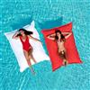 Avalon - Cuscino Galleggiante per Piscina Pouf Poltrona Sacco Way Medio, Pouffe Amaca, Pouf a Sacco in Tessuto Tecnico Antistrappo e Impermeabile, Arredo Moderno, Made in Italy(100x140cm-Rosso)
