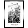 FRAMO35 60x120 Cornice (Nero Lucido) in MDF Fatta a Mano con lastra di Vetro Artificiale antiriflesso a Prova di Rottura e Robusta Parete Posteriore in MDF, Larghezza Cornice: 35 mm