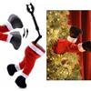 Gruppo Maruccia - Gambe Babbo Natale con Movimento - Decorazione Natalizia per Albero, Vetrine, Presepe - Addobbi per la Casa