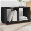 Generico Mobiletto con Ruote Nero 72x33x42,5 cm in Truciolato,Mobili,Tavoli,Tavolini decorativi,Tavolini-853138