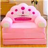 YUDIZWS Divano pieghevole per bambini del fumetto, divano per bambini pieghevole in peluche forma per bambini Divano Schienale Poltrona letto imbottita 2 in 1 Flip Open Couch Seat