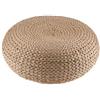 HUAWELL Japaness Style Paglia Futon Lavorato A Maglia Rotondo Cuscino Dia. 40cm Pouf