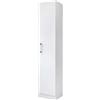 Miroytengo Armadio ausiliario multiuso alto con anta apribile moderno per cucina e stoccaggio colore bianco 35 x 170 cm