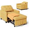 Xbro Poltrona Letto Singolo 3 in 1, Schienale Regolabile, Divano Relax Salvaspazio con Borsa Integrata per Appartamento/Camera da Letto