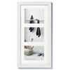 walther design Bianco Polare 3X 15x20 cm Galleria con passe-partout, Home Cornice in Legno HO352V