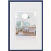 walther design New Lifestyle Cornice portafoto, in confezione da 2 pezzi, da 18 x 24 cm, colore blu