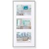 walther design Argento 3X 15x20 cm Galleria con passe-partout, New Lifestyle Cornice plastica KV320S