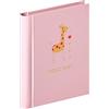walther design album fotografico rosa 30 foto 11,5 x 15,5 cm Mini album con goffratura e rilegatura a fiocco Cucciolo di animale MA-148-R