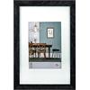 walther design grigio scuro 40 x 60 cm con passe-partout, cornice in legno Fiorito EF460D