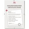 walther design RB130K5, Supporto per Immagini in Vetro Trasparente, Senza Cornice, per Incorniciare Documenti, Formato: 21 x 29.7 cm (DIN A4), Confezione da 5 Pezzi