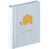 walther design album fotografico blu 30 foto 11,5 x 15,5 cm Mini album con goffratura e rilegatura a fiocco Baby Animal MA-148-L