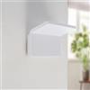 M Ledme - Applique da parete per interni a LED Double White da 20W, faretto LED per interni a luce calda 3000K, angolo di illuminazione di 90°, lampada da parete bianca decorativa 1700 lm.