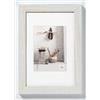 walther design Cornice portafoto Design Bianco Polare 60 x 80 cm con passe-partout, Home Cornice in Legno HO080V