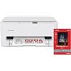 Canon PIXMA TS6550I - Stampante Multifunzione con Connettività Wi-Fi e Display OLED da 1,42 PIXMA Print Plan - Include Carta Fotografica A4 SG-201, 5 Fogli