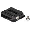 walimex pro Aptaris Piastra a sgancio rapido per treppiede - con filettatura da 1/4 - compatibile con Manfrotto P501 Standard - per accessori foto video da studio