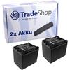 Trade-Shop ad alte prestazioni fotocamera Ioni di Litio sostituisce BP 808 BP 809 BP 819 BP 827 per Canon FS-10 HF 11 HF 100 HF 11 HD HG 20 HG 21 LEGRIA FS19 FS22 FS37